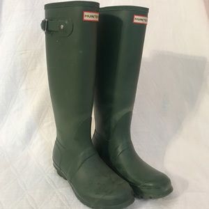 Tall Green Hunter Boots